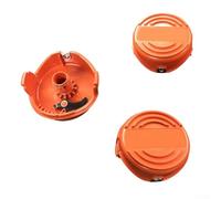 Yuanpgky Lot de 3 cache-bobines (90583594N) pour débroussailleuse Black & Decker GH3000, LST540, LST540B, GH3000R et SF080 - 87,5 x 43 mm