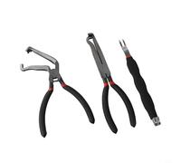 Yuanpgky Lot de 3 pinces de déconnexion électrique avec séparateur de connecteur à 60 degrés pour outils de câblage automobile dans un sac de rangement