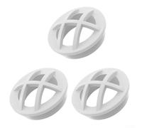 Yuanpgky Lot de 3 raccords d'entrée de piscine en vinyle/fibre de verre pour Hayward SP1026 - Insert de grille MIP de 1,2 cm compatible avec les entrées murales de piscine, blanc