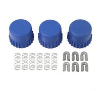 Yuanpgky Lot de 3 têtes de débroussailleuse T35 avec boutons de 6,3 cm, œillets et ressorts pour débroussailleuses 123L, 224L et -210