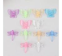 Yuanpgky Lot de 30 pinces en plastique pour plantes - Clips de support de jardin pour orchidées, fleurs et vignes | Attaches papillon et plantes pour l'entraînement des tiges, la formation des plantes