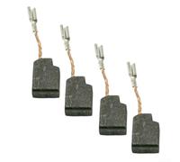 Yuanpgky Lot de 4 balais de charbon de rechange pour meuleuse d'angle D28803 D28065 D28117 D28116 DWE4615, 6 x 10 x 13 mm, gris