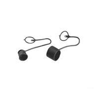 Yuanpgky Lot de 4 bouchons anti-poussière hydrauliques à connexion rapide pour chargeuses compactes Bobcat - Lot de 4 en PVC pour raccords NPT de 10,2 cm, 3/8", /2" pour raccords NPT, rouge/bleu/noir