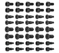 Yuanpgky Lot de 40 vis de sécurité de rechange pour sonnette vidéo en acier au carbone zingué compatible avec Ring