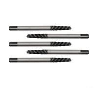 Yuanpgky Lot de 5 extracteurs de vis pour boulons endommagés et cassés avec guide d'embouts pour faciliter le décollement en acier à haute teneur en carbone, filetage à gauche pour tuyau d'eau