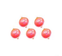 Yuanpgky Lot de 5 flotteurs creux en forme de boule à bulles pour la mer et la rivière - 25/32/40/47 mm en plastique et métal pour pêche à la carpe, hameçon et appât (32 mm)