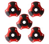 Yuanpgky Lot de 5 paniers de randonnée en forme de flocon de neige pour la marche, compatibles avec bâtons de randonnée, protections contre la neige et la boue, pointe de marche en plastique léger