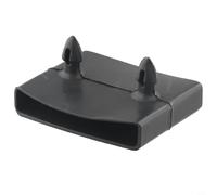 Yuanpgky Lot de 50 supports de lattes de lit en plastique avec 2 broches pour canapé-lit en métal, bois et canapé-lit - Fixations noires pour lattes centrales et latérales, compatibles avec 5 mm, 5,3