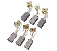 Yuanpgky Lot de 6 balais de charbon de rechange compatibles avec meuleuses d'angle Black & Decker CD105, CD110, CD115, KG900, KG915, KG725, AST6, AST6XC, AST15, FG005 Power