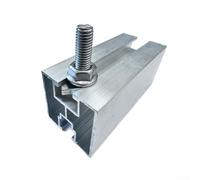 Yuanpgky Lot de vis et écrous à bride en T pour modules photovoltaïques, M8 x 55 mm et M8 x 60 mm, acier inoxydable 304, compatible avec rails de montage de panneau solaire de type 28/15 (55)