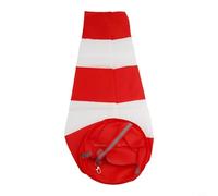 Yuanpgky Manche à air d'aéroport rouge et blanc avec bandes réfléchissantes pour mesurer le vent, fabriqué en tissu polyester indéchirable pour une utilisation en extérieur dans le jardin et