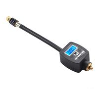 Yuanpgky Manomètre numérique pour valves avec 4 unités PSI Bar KG/cm2 KPa et affichage lumineux, noir
