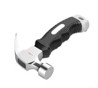 Yuanpgky Marteau léger en acier à haute teneur en carbone de 226,8 g | avec poignée ergonomique antidérapante douce | et support de clou magnétique pour projet de travail du bois | (B)