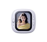 Yuanpgky Mini écran de surveillance pour selfie, écran vidéo portable de 5,1 cm pour caméra arrière, selfies, vlogging, live, résolution 296 x 240, mini moniteur blanc