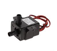 Yuanpgky Mini pompe à eau auto-amorçante, 12 V 240 l/h, noir, plastique, hors sol, alimentation par piles, aquarium, bassin à poissons, fontaine de jardin