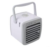 Yuanpgky Mini ventilateur de climatiseur portable rechargeable par USB avec réservoir d'eau pour voiture, utilisation intérieure et extérieure, design économe en énergie