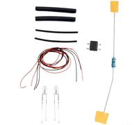Yuanpgky Module de lumière LED effet flamme 3 mm Kit de simulation d'incendie avec câbles de connexion 12 V DC Alimentation modèle scène éclairage décoration