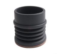 Yuanpgky Moulin à café WPM - Trémie à dose unique avec outil de nettoyage pour expresso et couvercle en bois pour cuisine et café, noir (couvercle en bois)