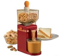 Yuanpgky Moulin à noix et beurre d'arachide, machine en plastique pour pâte à tartiner lisse de noix de cajou, amande, noisette, noix et tournesol (réglementation européenne)