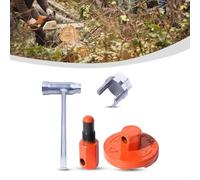 Yuanpgky Outil de démontage de butée de piston et d'embrayage pour tronçonneuse 340 345 346 350 - Kit d'entretien professionnel avec extracteur de volant d'inertie et clé