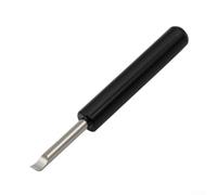 Yuanpgky Outil d'ouverture de boîtier arrière de montre avec poignée en aluminium pour réparation de montre et remplacement de batterie avec lame en acier au carbone (C)