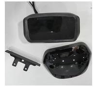 Yuanpgky Panneau de commande électrique avec écran LCD 48 V-72 V pour vélo et scooter avec interface 9 broches, vitesse jusqu'à 199 km/h, noir (écran + support NGT + NGTwindshield)