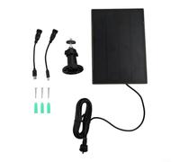 Yuanpgky Panneau solaire 3 W 5 V pour caméras de chasse avec batterie intégrée 6000 mAh, étanche IP66, circuit de protection, pour une installation facile de la plaque de charge pour 5 V, 3 G, 4 G