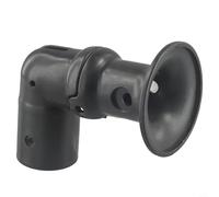 Yuanpgky Parapluie d'extérieur en aluminium - Pièce de rechange pour parapluie déporté à suspendre sur le côté - Noir