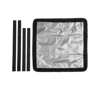Yuanpgky Pare-soleil de toit pliable pour fenêtre de toit avec 4 couches de tissu Oxford et film d'aluminium pour camping-car, caravane, grille d'aération de toit