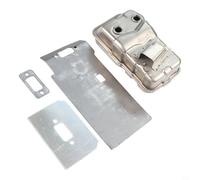 Yuanpgky PB8010 Kit de remplacement de silencieux P100006321 pour ECHO PB-8010H, PB-8010T, PB-9010H, PB-9010T Sac à dos pour souffleurs de feuilles - Ensemble en acier avec N