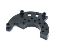 Yuanpgky Pièces de frein magnétiques de rechange pour moulinets ABU C3 et C4, réforme centrifuge pour une performance longue portée, compatible avec les accessoires de roue de pêche, noir (gauche)