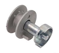 Yuanpgky Pièces de rechange pour parapluie en aluminium - Moulinet réglable pour barre d'anneau et de bobine pour parasols de terrasse, jardin et plage - Résistant à la rouille, pour une installation