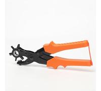 Yuanpgky Pince perforatrice en alliage à double tige pour ceintures en cuir et bracelets de montre avec trou de 3 à 4,5 x 6,5 mm, ensemble de poinçons rotatifs robustes pour loisirs créatifs