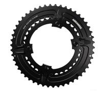 Yuanpgky Plateau en aluminium 7075-T651 pour vélo 105 R7000 R8000 pour DURA- FC-R9100 asymétrique 110 pour BCD 50-34T 52-36T 53-39T compatible avec 10/11/12 vitesses (34/50T)