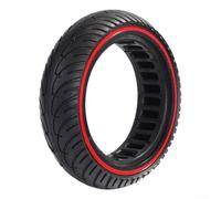 Yuanpgky Pneu en caoutchouc solide 21,6 x 5,1 cm 50/75-6.1 Roue de scooter pour Xiaomi Pro et pour Gotrax pour GXL V2 XR pour APEX XL - Pneu de rechange durable absorbant les chocs en bleu noir (rouge