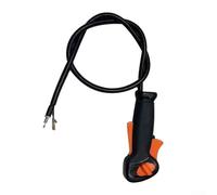 Yuanpgky Poignée de commande d'accélérateur de tondeuse à gazon Pièce de rechange pour modèles FS120 FS200 FS250 Aluminium ABS Installation facile pour une performance durable B