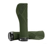 Yuanpgky Poignées de guidon de vélo pliables pour guidon de vélo de 22,2 mm, texture TPE douce antidérapante avec doublure en polypropylène, accessoires de cyclisme légers pour route et sentier (vert)