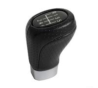 Yuanpgky Pommeau de levier de vitesse en cuir à 6 vitesses compatible avec les séries 3 E90 E36 E46 F30, Série 5 E60 E61, pour X1 X3 X4 pour modèles X5 - Contrôle amélioré et ergonomique