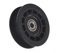 Yuanpgky Poulie de renvoi 587973001 581904001 compatible avec P160RWD PR675AWD HU725AWD HU800AWD Pièces de tondeuse à gazon pour - Matériau plastique, 56,46 x 16,93 mm, couleur noire, ensemble
