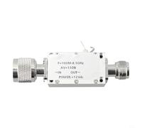 Yuanpgky Préamplificateur RF professionnel, 100 MHz à 8,5 GHz, gain 30 dB, puissance de sortie 15 dBm, design compact pour applications d'amplification du signal