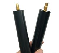 Yuanpgky Rallonge de queue de billard pour queue de billard et snooker - Poignée d'extension en plastique avec boulons en cuivre - Compatible avec interfaces de filetage standard (filetage cylindrique