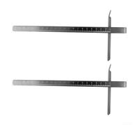 Yuanpgky Règle de guidage de clôture de scie circulaire de 260 mm pour scies circulaires électriques de 17,8 cm, règle en métal avec design entièrement métallique pour plus de durabilité et de coupes