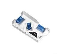 Yuanpgky Règle de niveau magnétique compacte pour Mini avec marge d'erreur de 0,5 mm, fioles à bulles double ligne, mesure d'angle de 45°/90°/180° (105 mm)