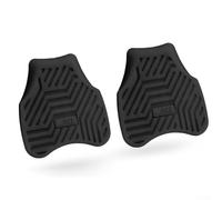 Yuanpgky Road For Bike Plaque d'adaptation pour pédales de vélo SL auto-bloquantes Plaques de conversion en nylon à utiliser avec des chaussures standard, noir/jaune, 64 x 70 x 15/70 x 72 x 15 mm, 40