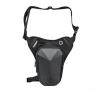 Yuanpgky Sac banane de moto pour homme, étanche, sac banane de voyage, 48,3 cm, matériau PU, convient à la plupart des modèles