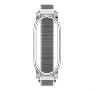 Yuanpgky Sangle de sport en nylon respirant doux réglable Bracelet de rechange léger et confortable Noir Gris Pour PLAUD style sportif décontracté (gris)