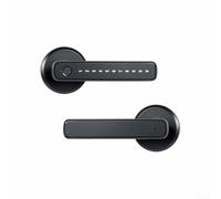 Yuanpgky Serrure de porte à empreintes digitales compatible avec un usage domestique | Entrée sans clé avec contrôle par application, clavier et clé mécanique | Boulon réglable 60-70 mm | Compatible