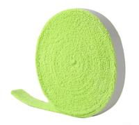 Yuanpgky Serviette de badminton en coton de 10 m de long pour raquette de tennis, squash et sports de raquette, avec absorption améliorée de la transpiration, vert
