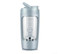 Yuanpgky Shaker électrique rechargeable avec batterie de 1200 mAh, tasse à mélanger portable de 3 W pour boissons protéinées, café, jus - Chargement USB, fonctionnement tactile, (bleu)