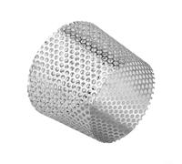 Yuanpgky Siphon de sol en acier inoxydable 304 - Filtre de gouttière à entrée latérale pour toit, jardin, balcon et piscine - Design conique anti-encrassement avec trous de drainage rapide améliorés